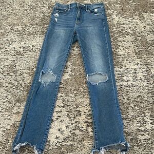 Abercrombie super skinny ankle high rise jeans